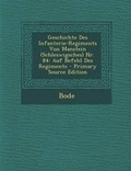 Cover: Geschichte Des Infanterie-Regiments Von Manstein (Schleswigsches) NR. 84 - Nabu Press
