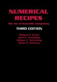 Enlarge image Cover: Numerical Recipes 3rd Edition - Cambridge University Press