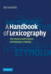 Abbildung von: A Handbook of Lexicography - Cambridge University Press