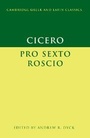 Cover: Cicero: 'Pro Sexto Roscio' - Cambridge University Press