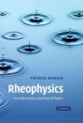 Cover: Rheophysics - Cambridge University Press