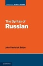 Cover: The Syntax of Russian - Cambridge University Press