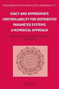 Enlarge image Cover: Exact and Approximate Controllability for Distributed Parameter Systems - Cambridge University Press