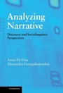 Cover: Analyzing Narrative - Cambridge University Press
