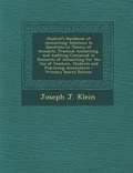 Cover: Student's Handbook of Accounting - Nabu Press