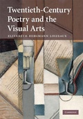 Cover: Twentieth-Century Poetry and the Visual Arts - Cambridge University Press