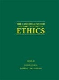 Cover: The Cambridge World History of Medical Ethics - Cambridge University Press