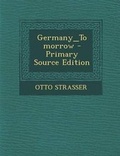 Cover: Germany_tomorrow - Nabu Press