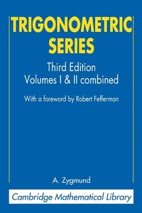 Abbildung von: Trigonometric Series - Cambridge University Press