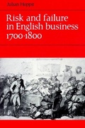 Cover: Risk and Failure in English Business 1700-1800 - Cambridge University Press