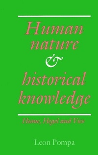 Enlarge image Cover: Human Nature and Historical Knowledge - Cambridge University Press