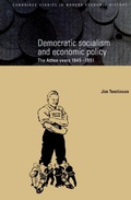 Cover: Democratic Socialism and Economic Policy - Cambridge University Press