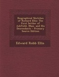Cover: Biographical Sketches of Richard Ellis - Nabu Press