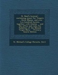 Cover: St. Basil's Hymnal - Nabu Press