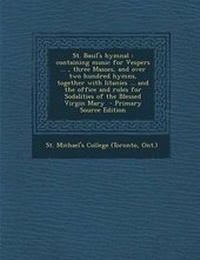 Enlarge image Cover: St. Basil's Hymnal - Nabu Press