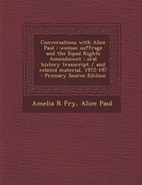 Enlarge image Cover: Conversations with Alice Paul - Nabu Press