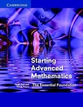 Cover: Starting Advanced Mathematics - Cambridge University Press