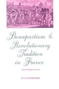 Cover: Bonapartism and Revolutionary Tradition in France - Cambridge University Press