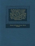 Cover: The North Carolina Criminal Code and Digest - Nabu Press