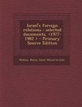 Cover: Israel's Foreign Relations - Nabu Press