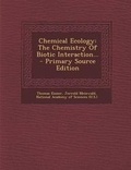 Cover: Chemical Ecology - Nabu Press