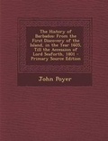 Cover: The History of Barbados - Nabu Press