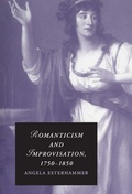 Cover: Romanticism and Improvisation, 1750-1850 - Cambridge University Press