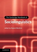 Cover: The Cambridge Handbook of Sociolinguistics - Cambridge University Press