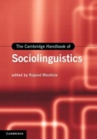 Abbildung von: The Cambridge Handbook of Sociolinguistics - Cambridge University Press