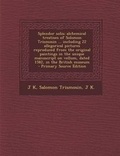 Cover: Splendor Solis; Alchemical Treatises of Solomon Trismosin ... Including 22 Allegorical Pictures Reproduced from the Original Paintings in the Unique Manuscript on Vellum, Dated 1582, in the British Museum - Nabu Press
