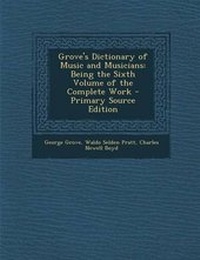 Enlarge image Cover: Grove's Dictionary of Music and Musicians - Nabu Press