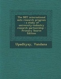 Cover: The Mit International Auto Research Program - Nabu Press