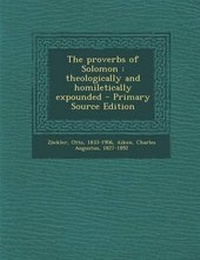 Enlarge image Cover: The Proverbs of Solomon - Nabu Press