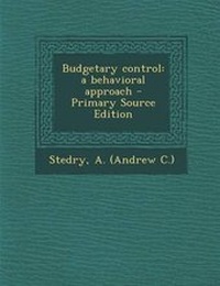 Enlarge image Cover: Budgetary Control - Nabu Press