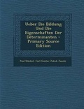 Cover: Ueber Die Bildung Und Die Eigenschaften Der Determinanten - Nabu Press
