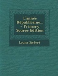 Cover: L'Annee Republicaine... - Primary Source Edition - Nabu Press