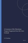 Cover: A Grammar of the Palestinian Targum Fragments from the Cairo Genizah - Scholars Press