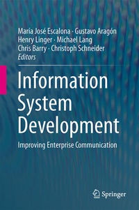 Enlarge image Cover: Information System Development - Springer