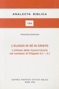 Cover: L'elogio di se in Cristo - Gregorian & Biblical Press