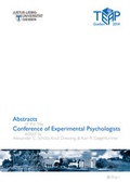 Cover: Abstracts of the 56th Conference of Experimental Psychologists - Pabst Science Publishers