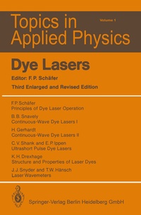 Enlarge image Cover: Dye Lasers - Springer