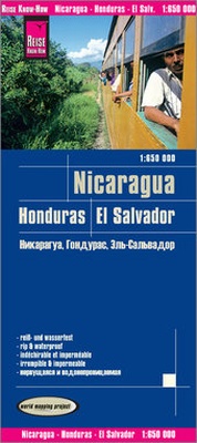 Abbildung von: Reise Know-How Landkarte Nicaragua, Honduras, El Salvador (1:650.000) - Reise Know-How Verlag Peter Rump GmbH