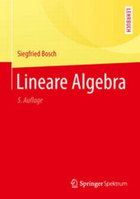 Abbildung von: Lineare Algebra - Springer Spektrum