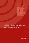 Cover: Reform des Kindschafts- und Namensrechts - Manz