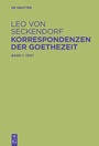 Bild: Korrespondenzen der Goethezeit - De Gruyter