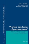 Cover: 'Ye whom the charms of grammar please' - Peter Lang Verlag