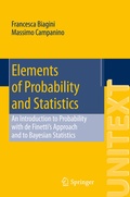 Cover: Elements of Probability and Statistics - Springer