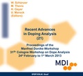 Cover: Recent Advances in Doping Analysis (21) - Sportverlag Strau&szlig;