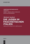 Cover: Die Juden im faschistischen Italien - De Gruyter
