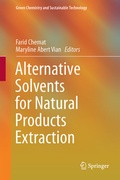 Cover: Alternative Solvents for Natural Products Extraction - Springer
